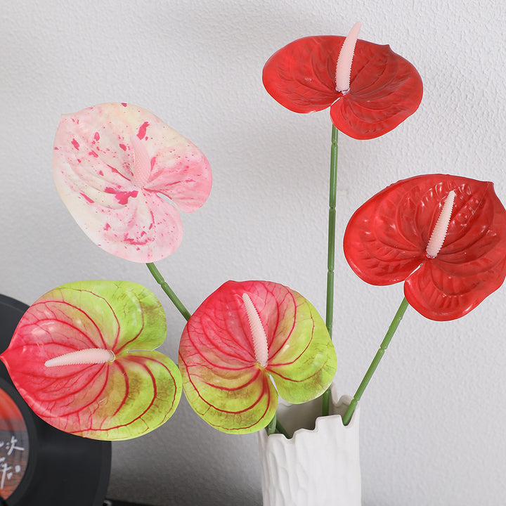 Elegant artificial orchid with delicate flowers