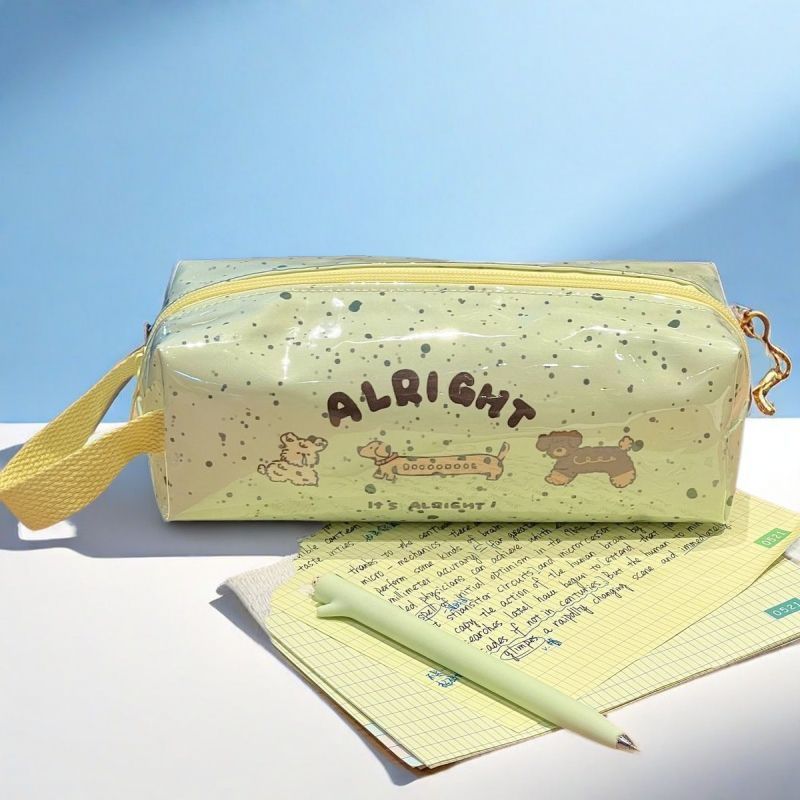 Fun Character-Themed Zippered Pencil Case