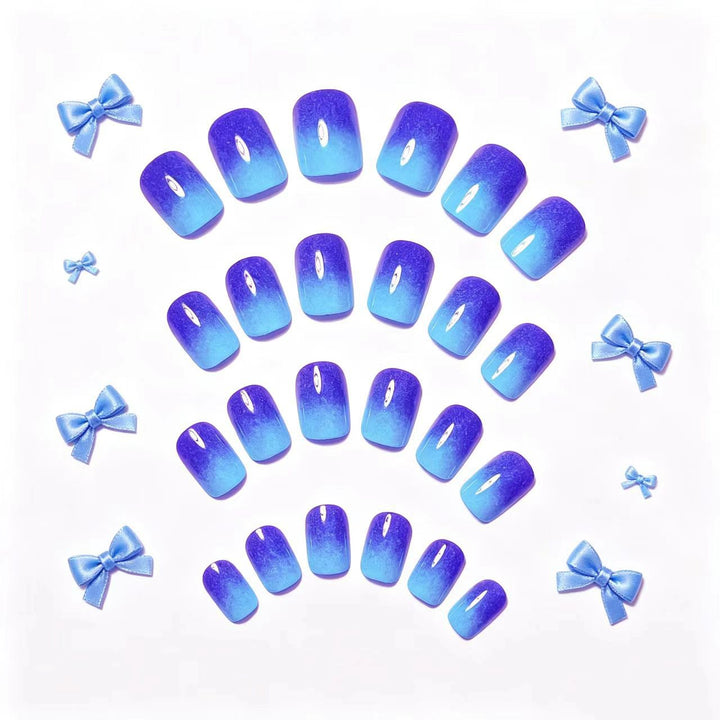 Gradient Sparkle Nail Art Kalsten