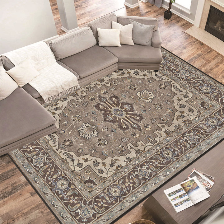 Geometric Pattern Area Rug Kalsten
