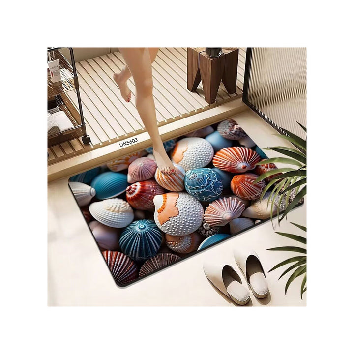 Pebble-Designed Bath Mat Kalsten