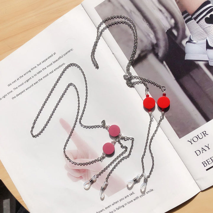Stylish Dual-Strand Eyewear Holder Chain Kalsten