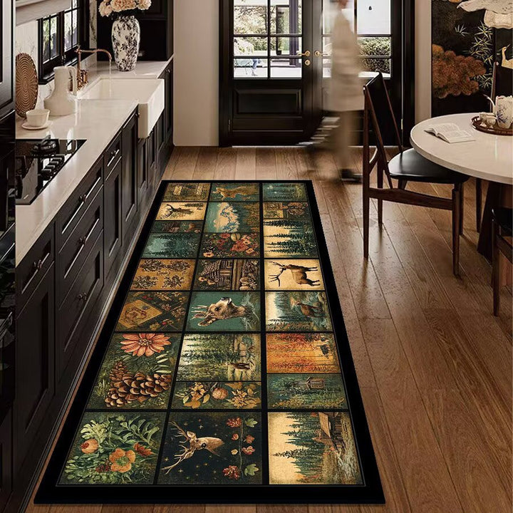 Rustic Outdoor Adventure Area Mat Kalsten