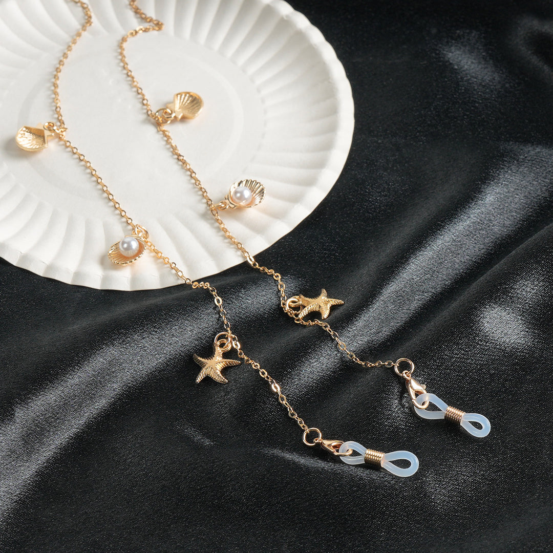 Bohemian Shell & Starfish Pendant Necklace kalsten