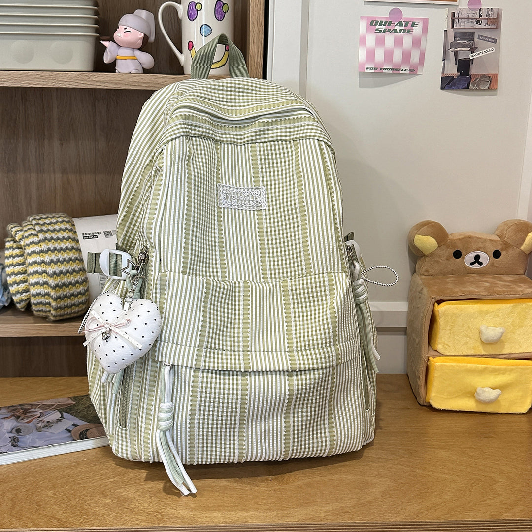 Stylish Striped Casual Backpack Kalsten
