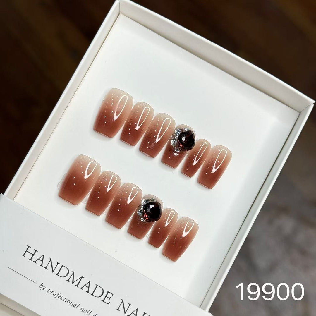 Artistic Handmade Press-On Nail Set