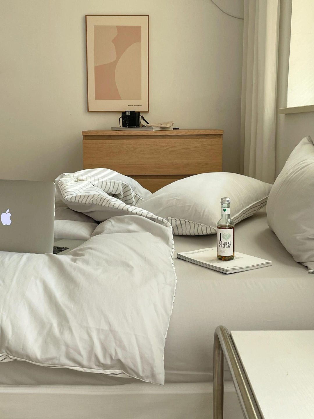 Premium duvet cover and fitted sheet set