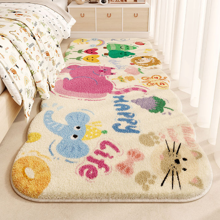 Cute Cartoon Monster Area Rug for Home