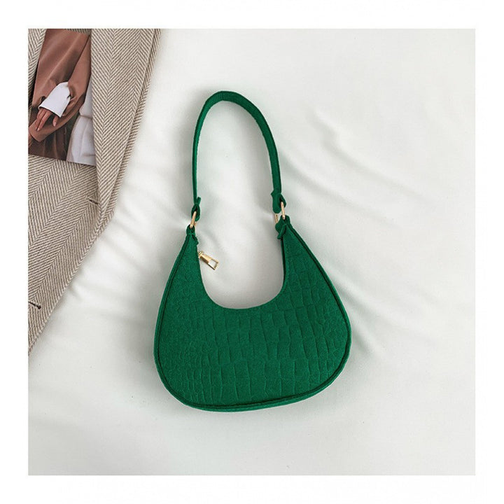 WoCrocodile Texture Handheld Hobo Bag Kalsten