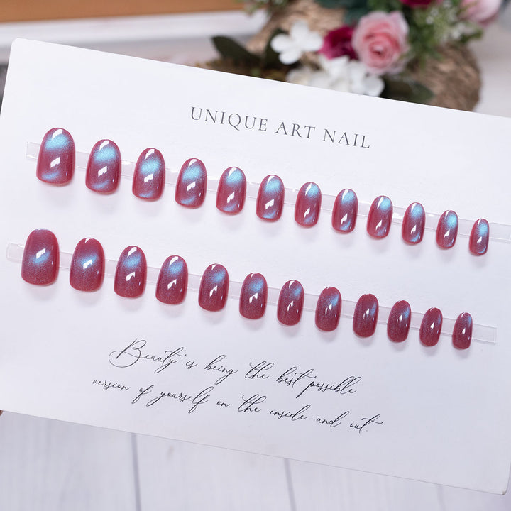 Sparkling Ombre Press-On Nails