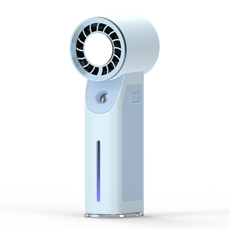 Cooling Portable Facial Mister and Bladeless Cooling Fan USB Rechargeable Hydration Spray Kalsten