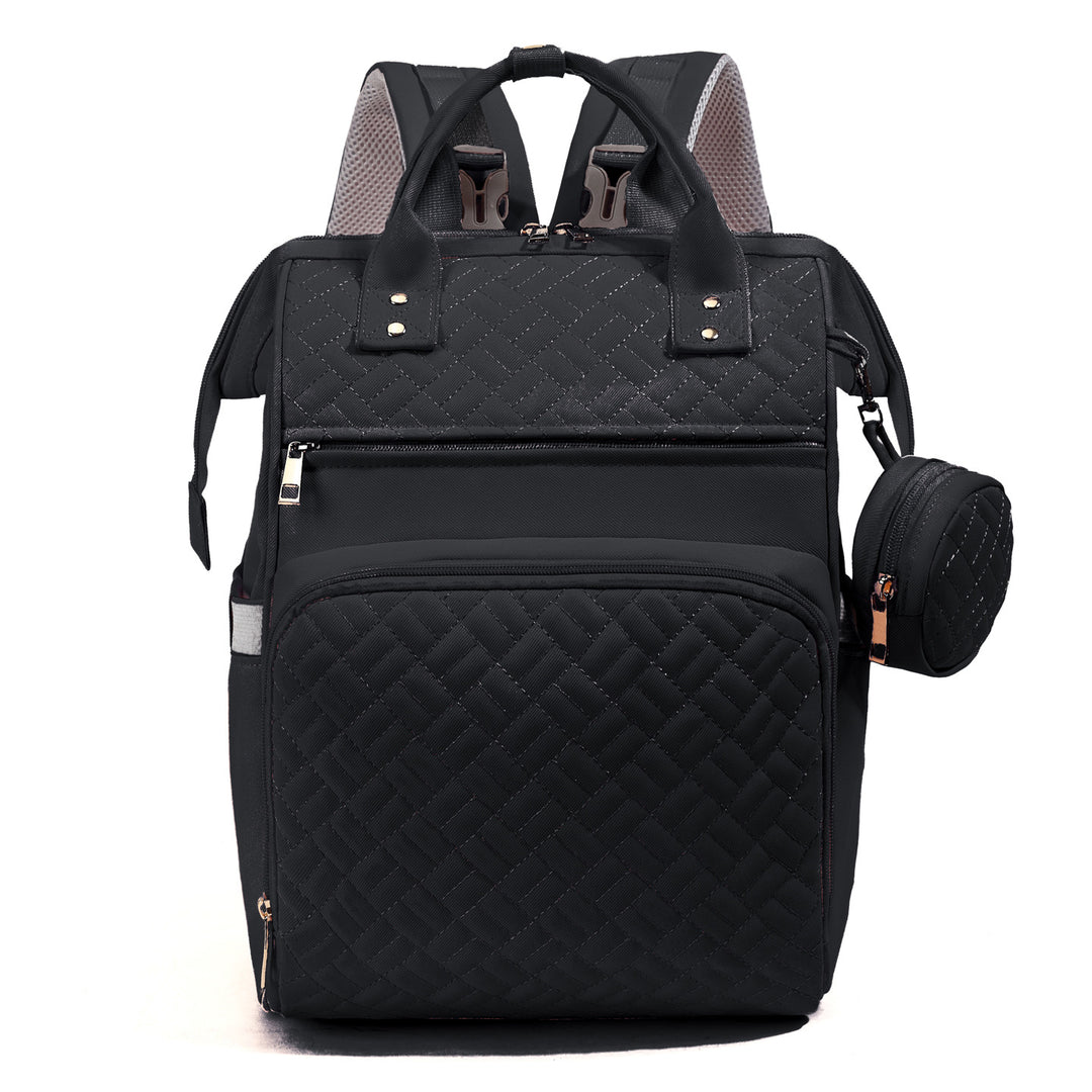 Quilted Multi-Functional Backpack Kalsten