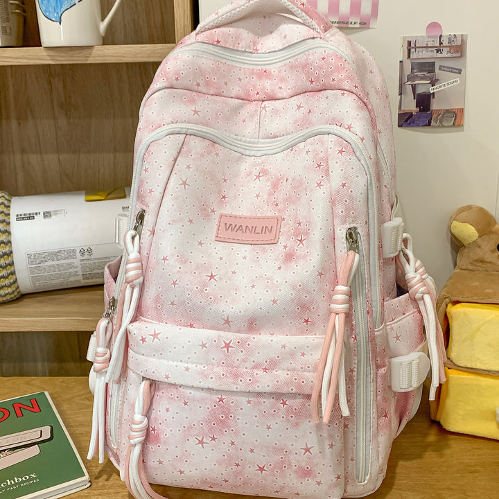 Stylish Star-Patterned Backpack Kalsten 1791205965