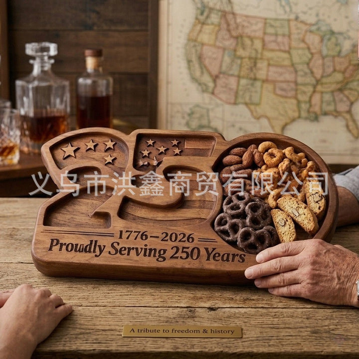 Rustic Wooden Commemorative Plaque Kalsten