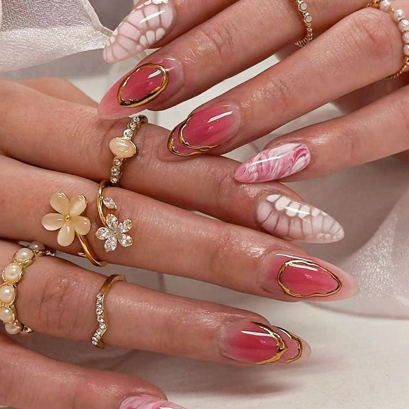 Stylish Abstract Nail Art