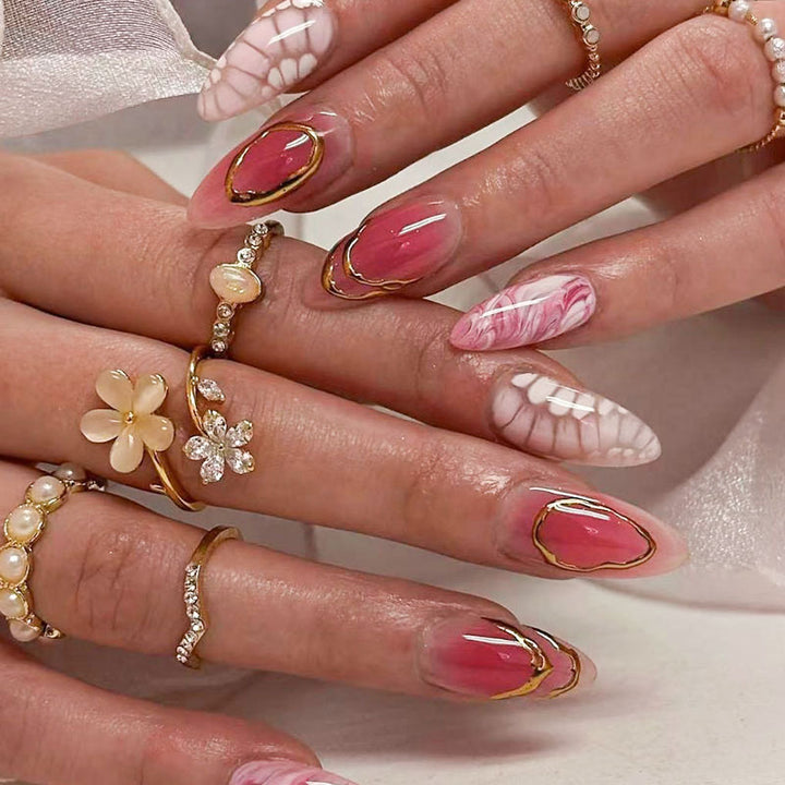 Stylish Abstract Nail Art