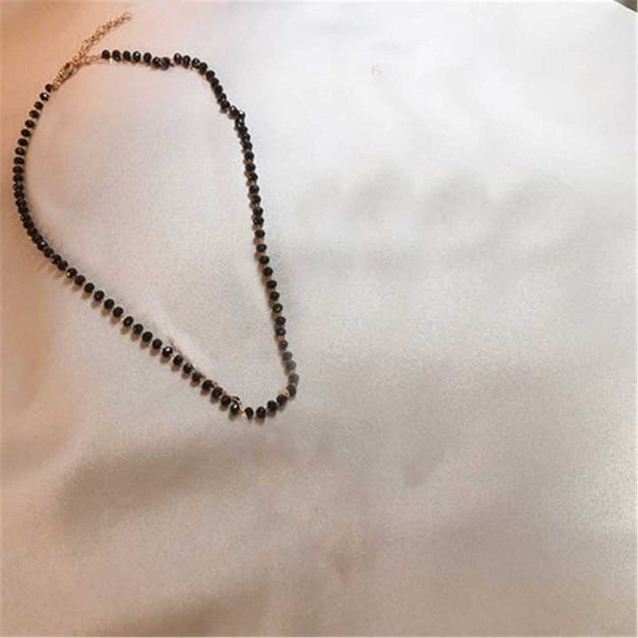 Minimalist Beaded Choker Necklace Kalsten