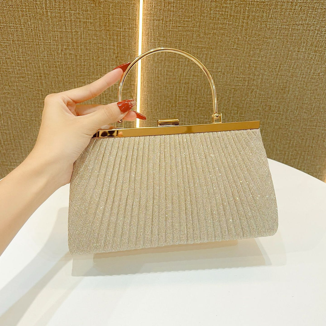 Pleated Evening Handbag