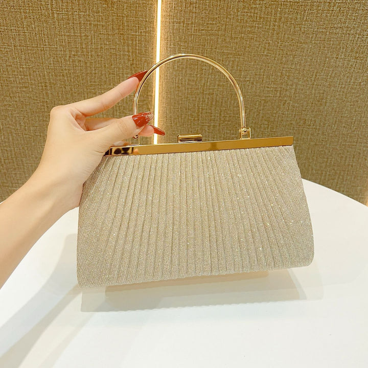 Pleated Evening Handbag