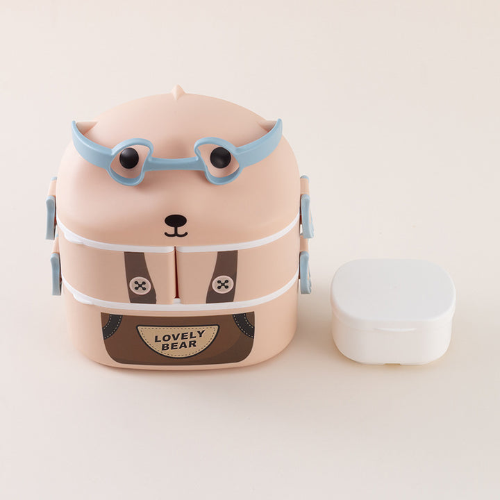 Cute Animal-Themed Portable Lunch Container