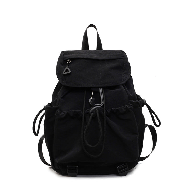 Leisure backpack with elastic drawstring and practical side pockets Kalsten