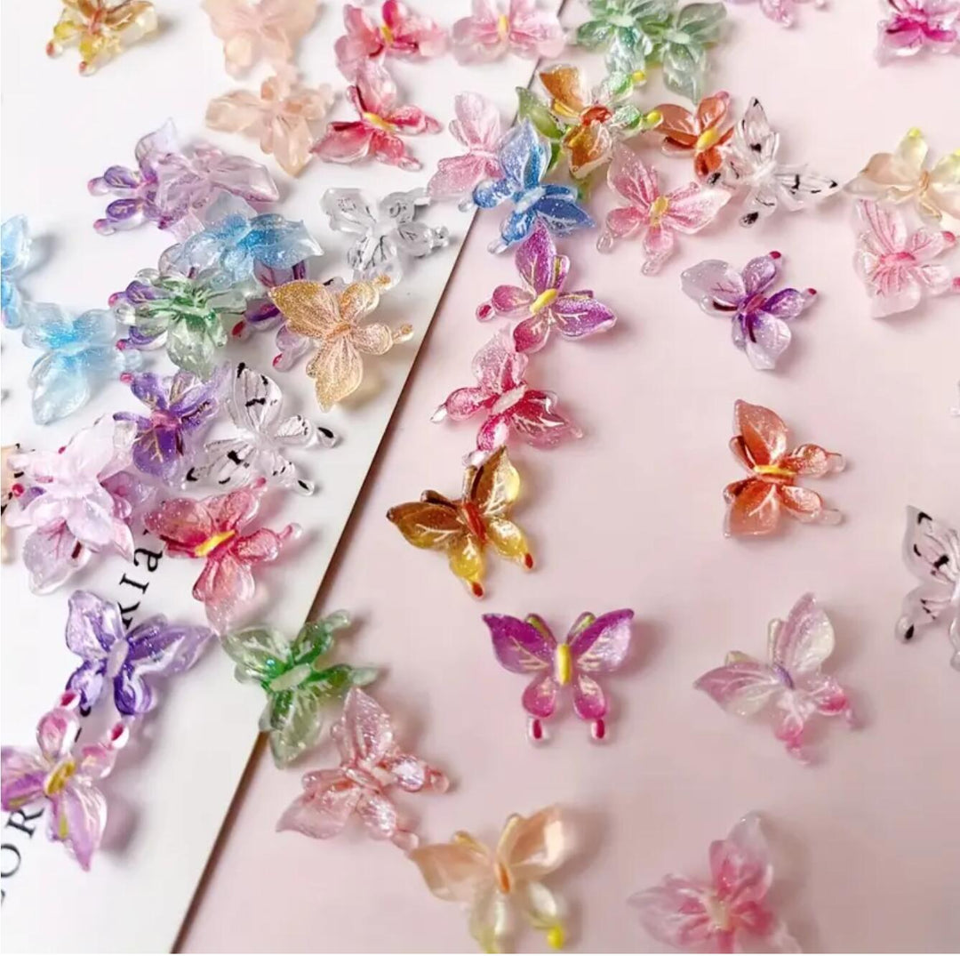 Decorative Butterfly Nail Art Charms