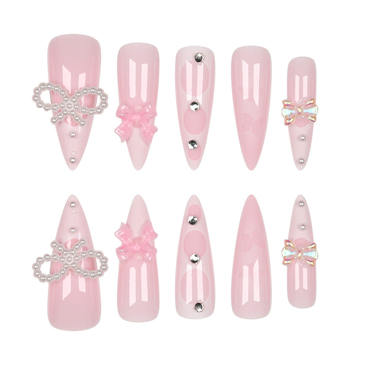 Decorative Stiletto Press-On Nail Art Set Kalsten