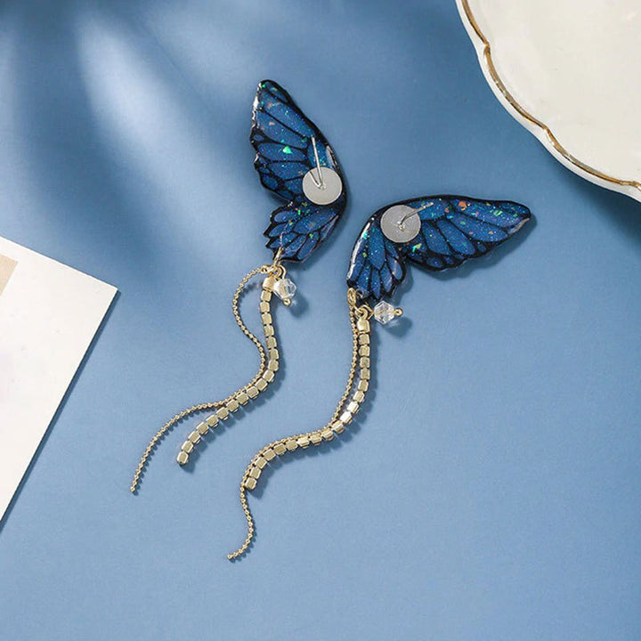 Artistic Butterfly-Inspired Dangle Earrings Kalsten