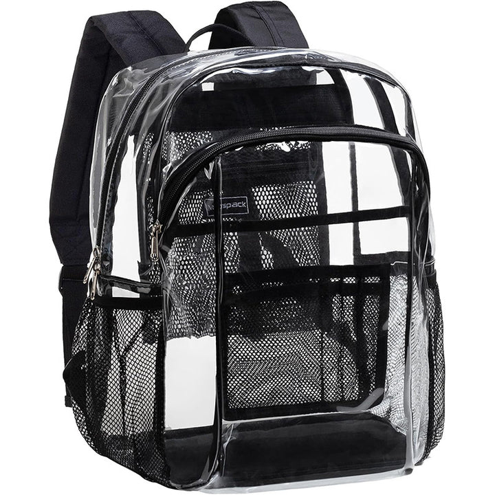 Transparent school bag with breathable mesh pockets Kalsten