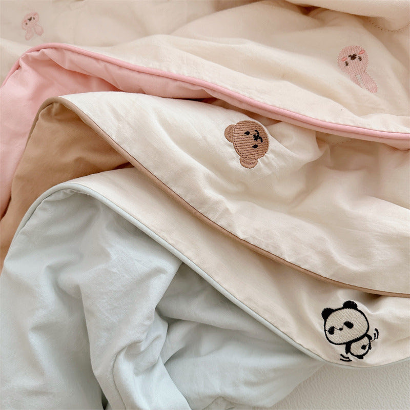 Unisex Cozy Blanket with Cute Panda Design Kalsten