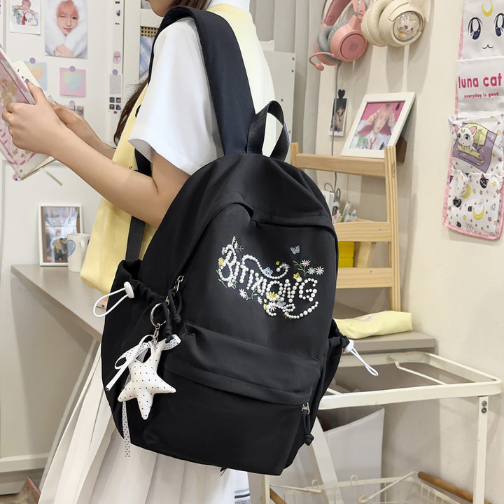Stylish Embroidered Casual Backpack Kalsten 1791205296