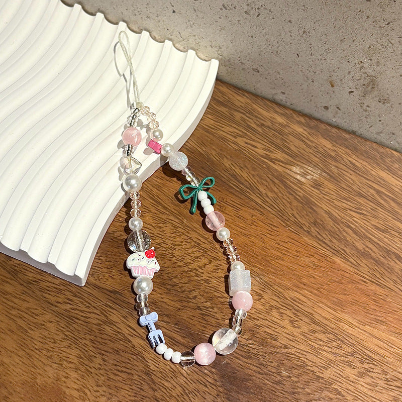 Playful Beaded Smartphone Charm Holder Kalsten