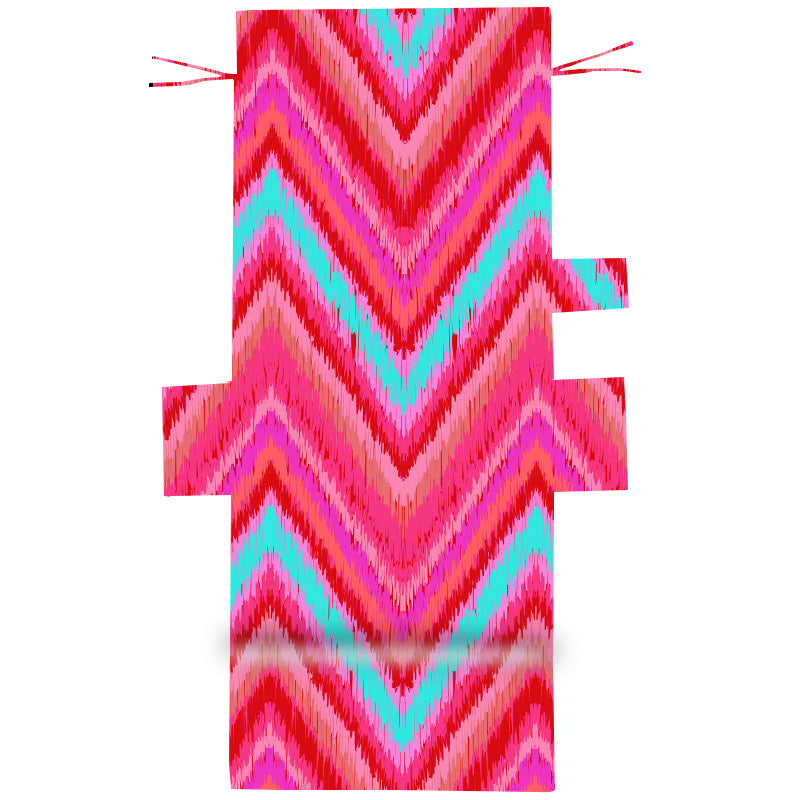 Sporty towel with creative striped pattern Kalsten