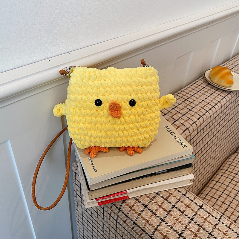 Cute Animal-Themed Plush Bag