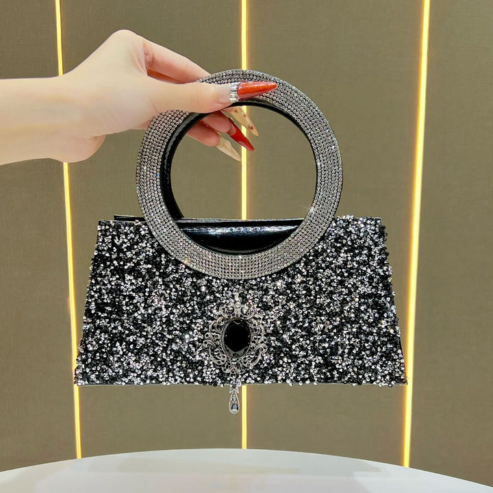Sparkling Structured Evening Handbag
