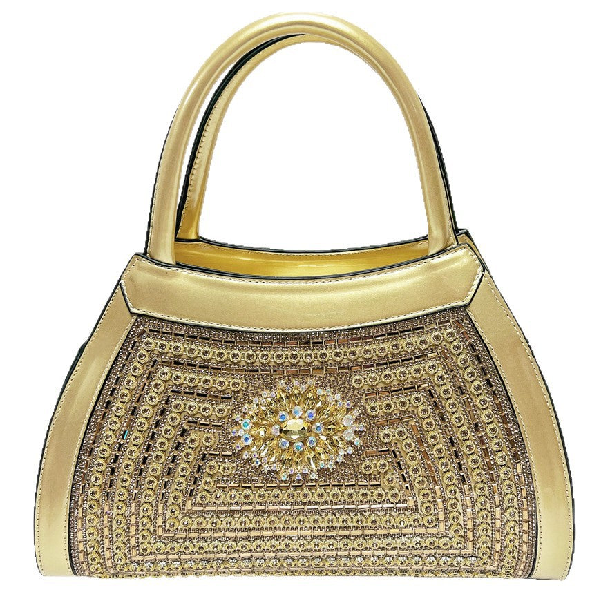 Embellished Padded Evening Handbag