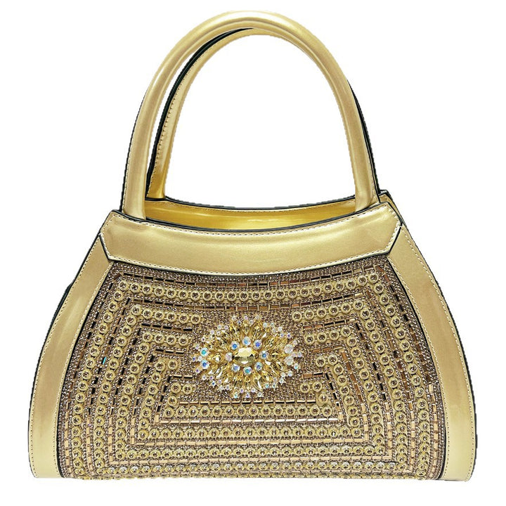 Embellished Padded Evening Handbag