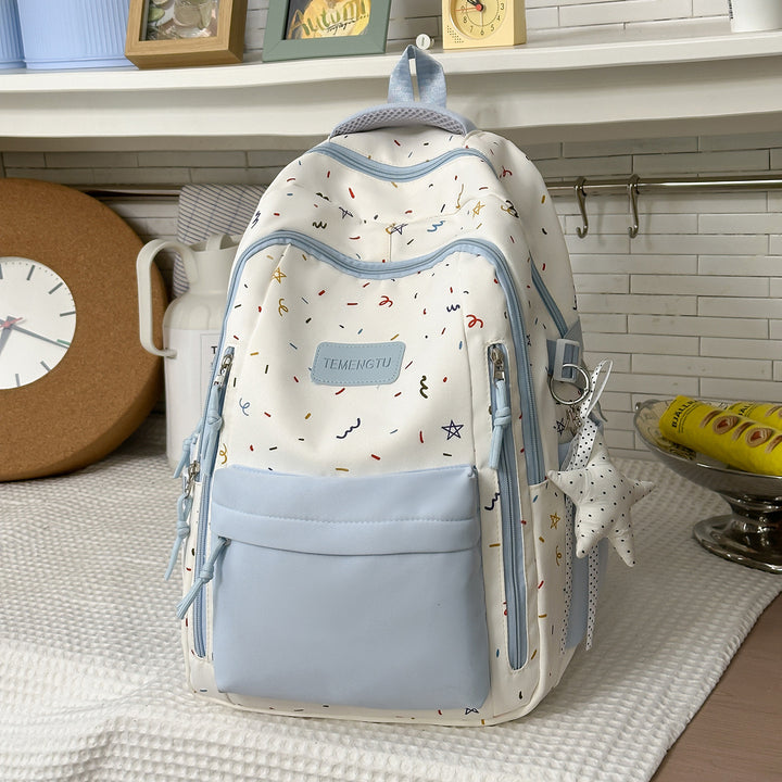 Trendy Decorative Patterned Backpack Kalsten