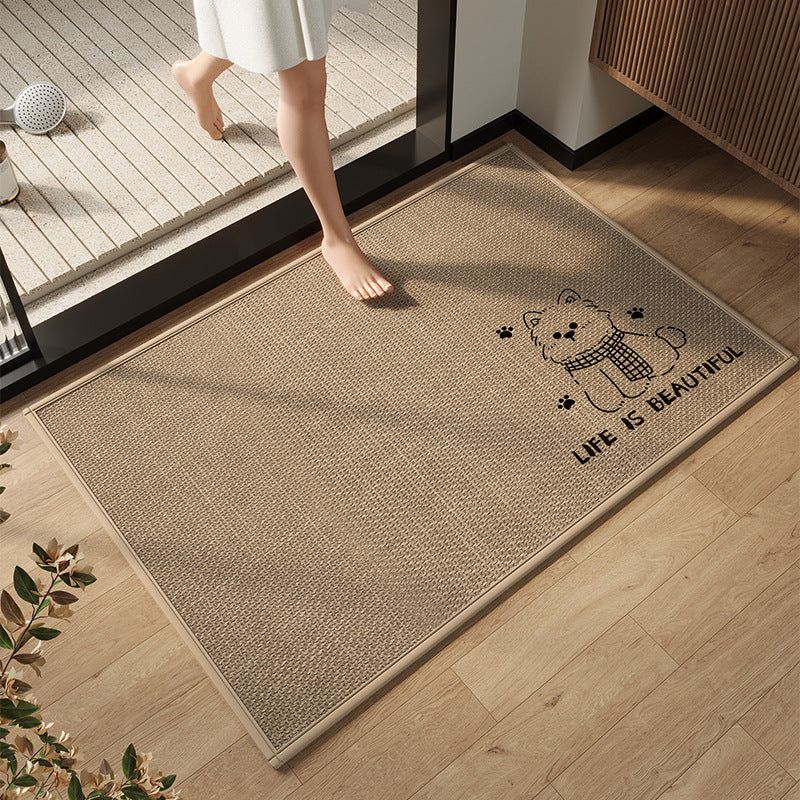 Elegant Modern Bathroom Mat Kalsten