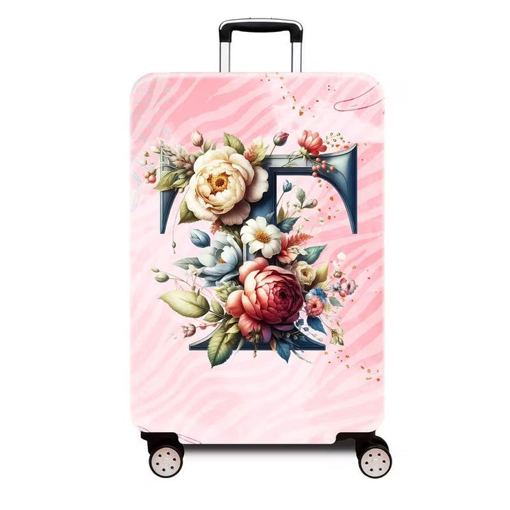 Ladies hard shell suitcase with luxurious floral design Kalsten
