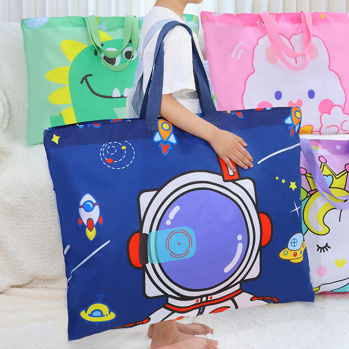 Leisure Shopping Bag with Cheerful Dinosaur Design Kalsten