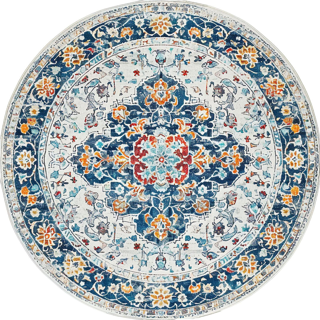 Ornate Floral Vintage Area Rug Kalsten
