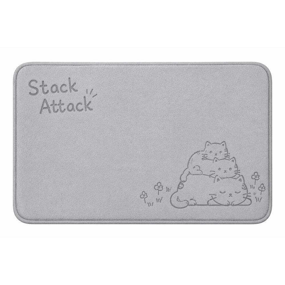 Playful Snail-Themed Bath Mat
