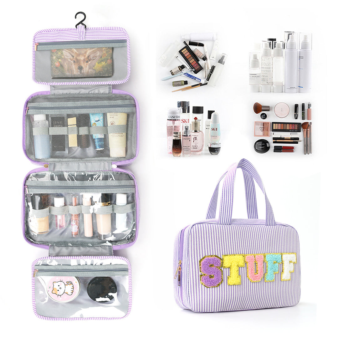 Multifunctional Cosmetic Organizer Bag with Hanging Design Kalsten