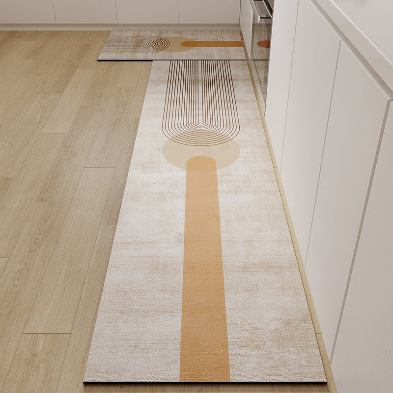 Geometric Patterned Kitchen Runner Mat
