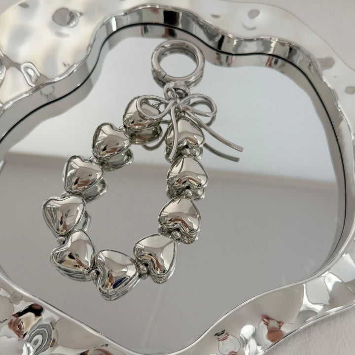 Heart-Shaped Decorative Keychain Kalsten
