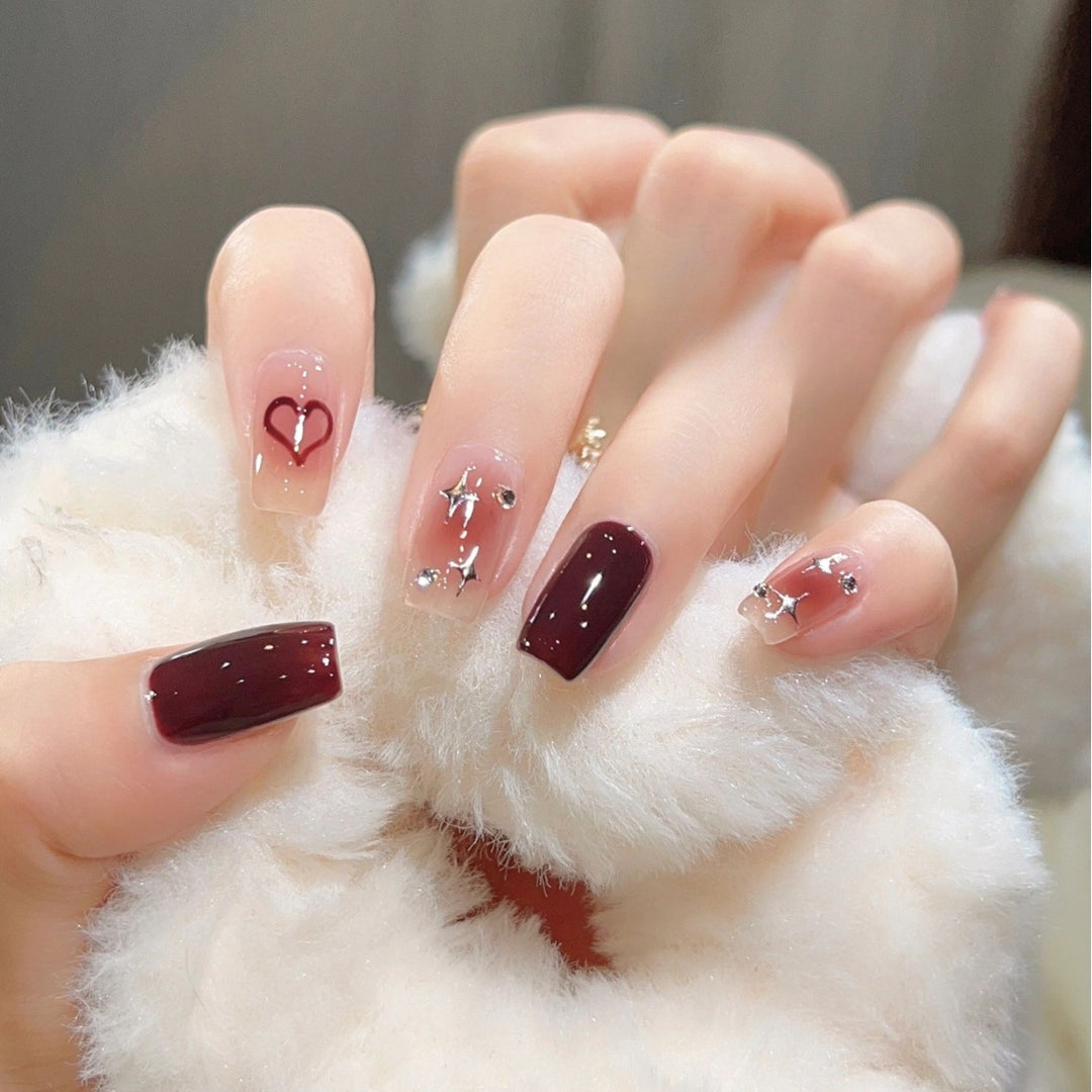 Glitter Ombre Press-On Nails Kalsten