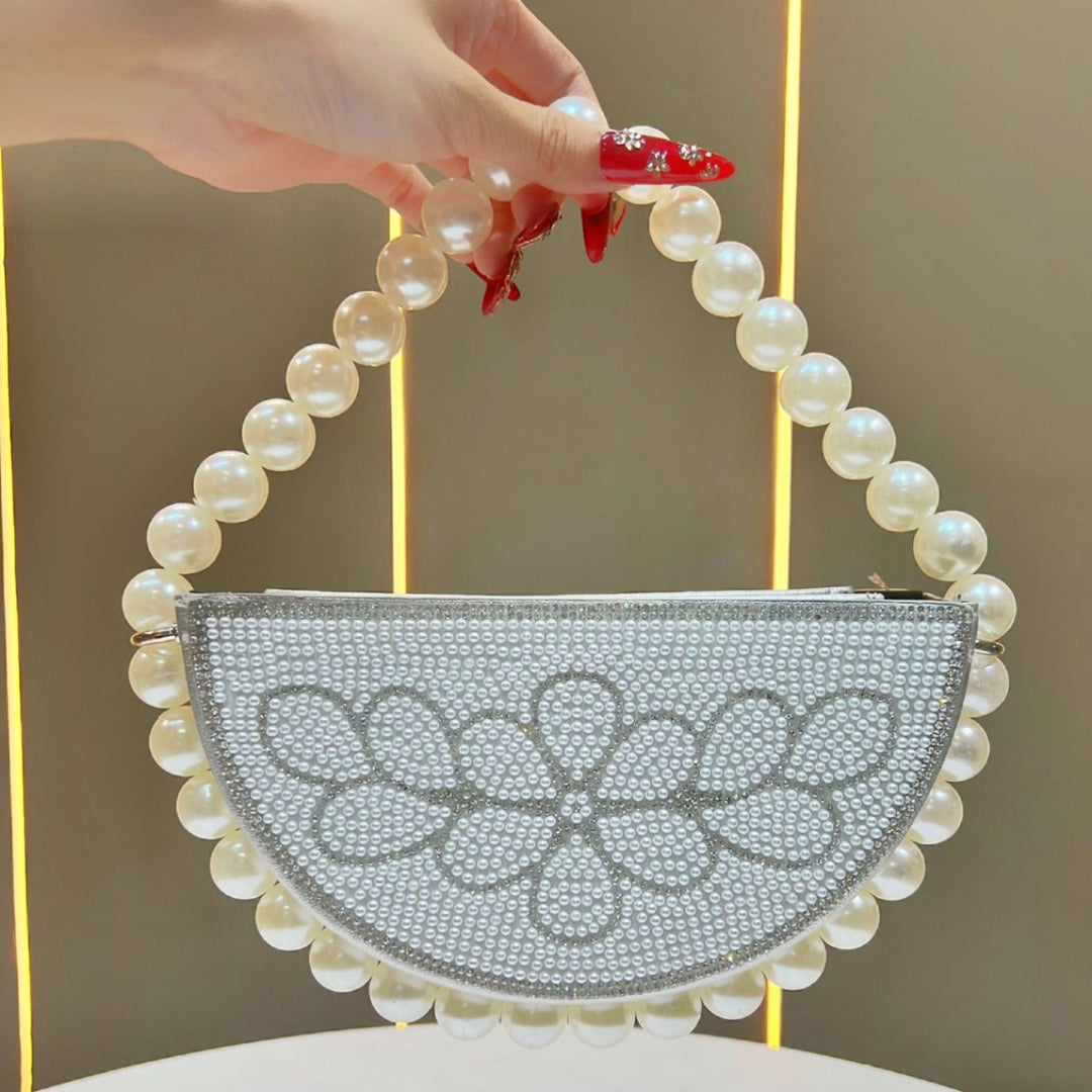 Beaded Floral Evening Bag