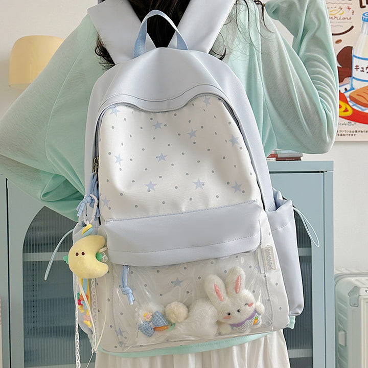 Star Print School Backpack Kalsten