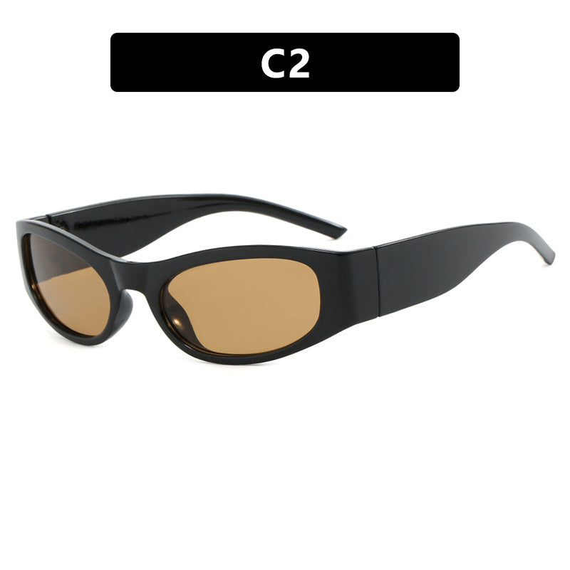 Women's sporty sunglasses with a wide frame and UV protection Kalsten